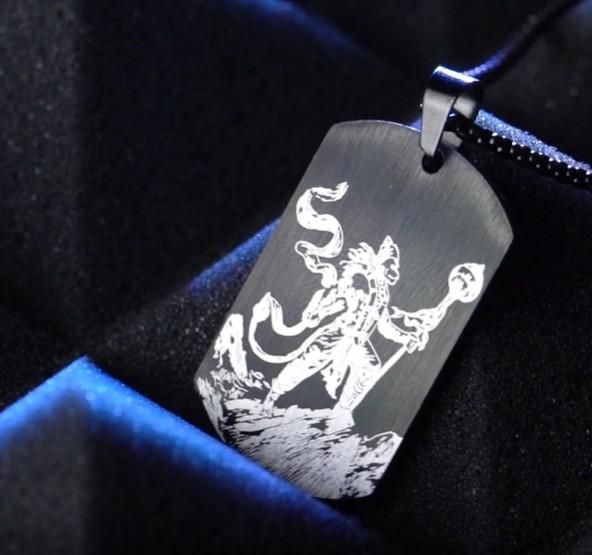 Hanuman Godform Pendant with Chain